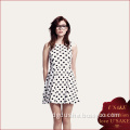 Best Sell Women White Polka DOT Dress 2014 (S20353)